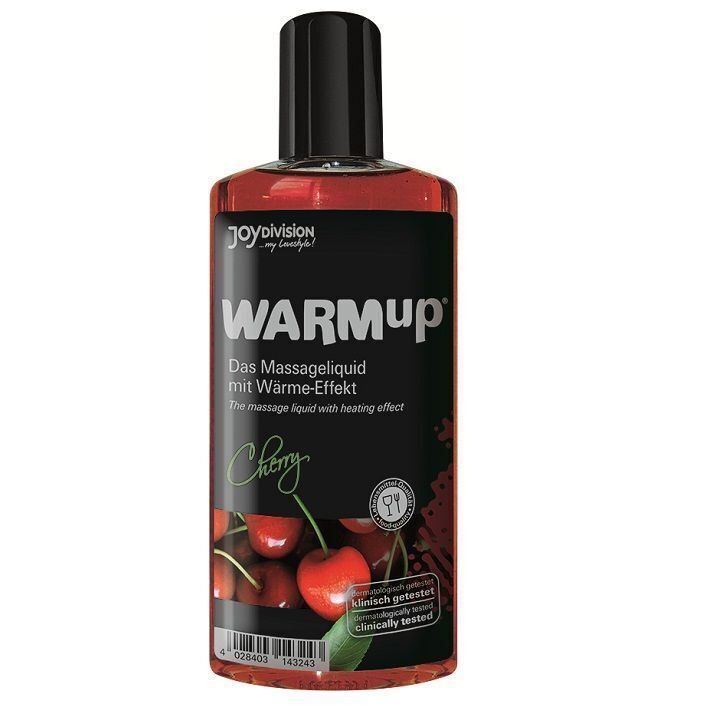 Aquaglide – Aufwärm-Massageöl mit grünem Apfel, 150 ml