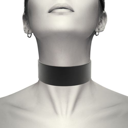 Vegan Leather Choker Necklace Submissive Collar