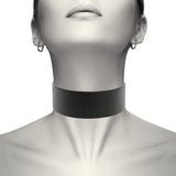 Vegan Leather Choker Necklace Submissive Collar