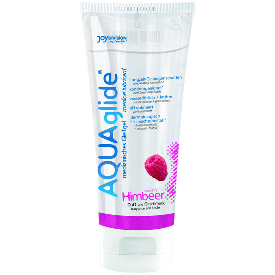 Joydivision Aquaglide Gleitgel, aromatisiertes Gel, Gleitmittel auf Wasserbasis, Vanille, 3,4 Unzen
