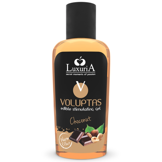 Luxuria Gel per massaggi erotici Lozione riscaldante commestibile Preliminari preservativo sicuro alla vaniglia