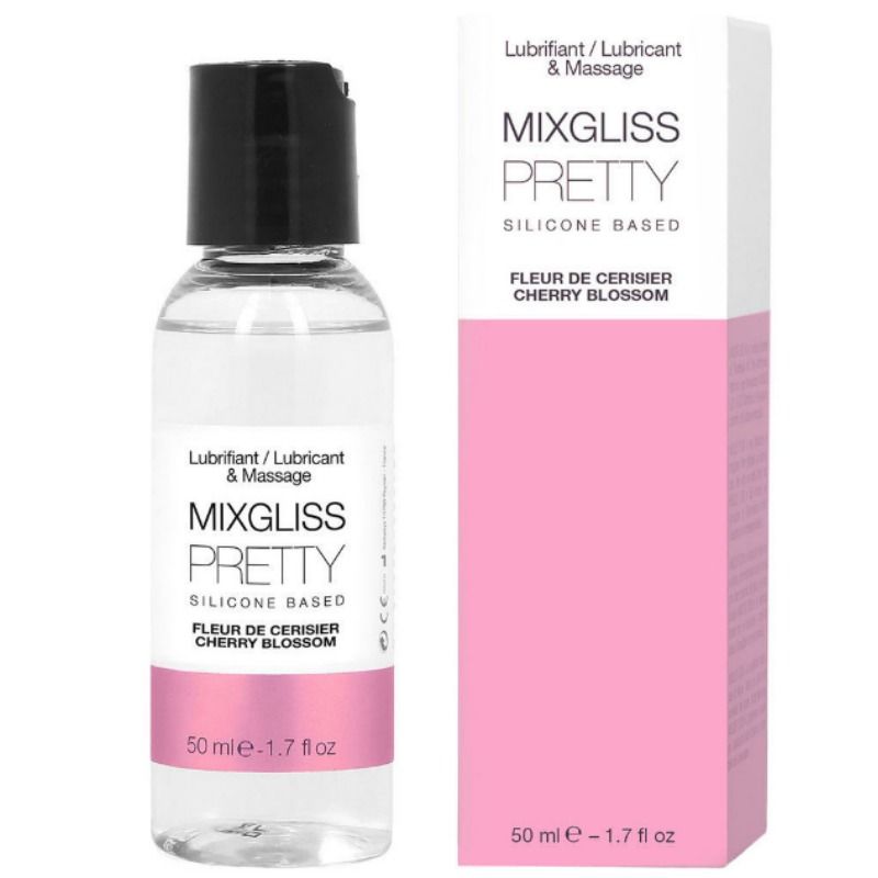 Lubrificante e massaggio MIXGLISS Lubrificante sessuale in silicone con frutta aromatizzata Fiore di ciliegio