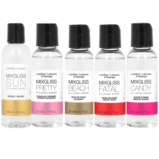 Lubrificante e massaggio MIXGLISS Lubrificante sessuale in silicone con frutta aromatizzata Fiore di ciliegio
