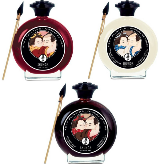 Body painting Shunga alla vaniglia e cioccolato