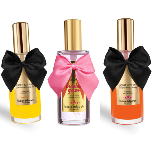 LIGHT MY FIRE - Warming Massage Oil Effect Flavored 100ml