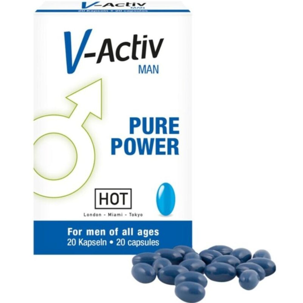 20 Pills HOT V-Active for MAN Pure Power Libido Potency Pill Men Stamina For Him