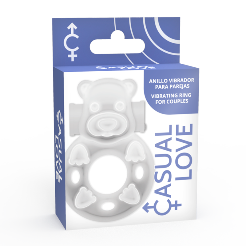 Casual Love 26 Transparent Bunny Vibrating Ring