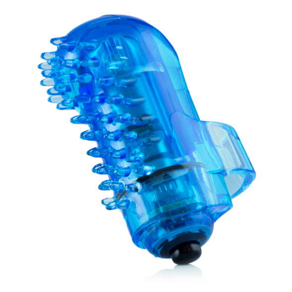 Screaming O fing O's tingly blue vibrating bullet massager sex toy finger