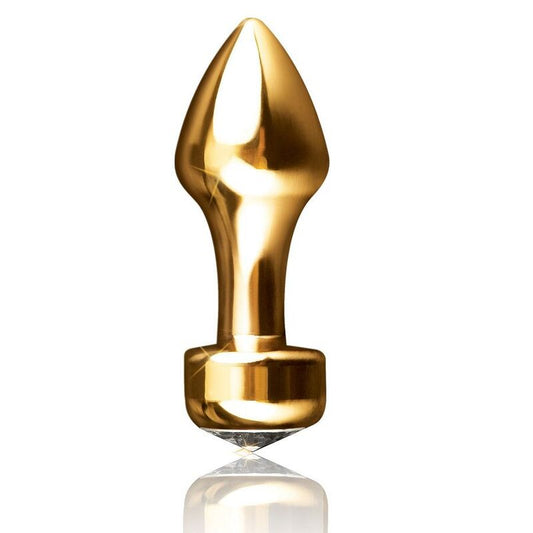 Women fetish fantasy gold mini anal plug butt dilator sex toy prostate massager