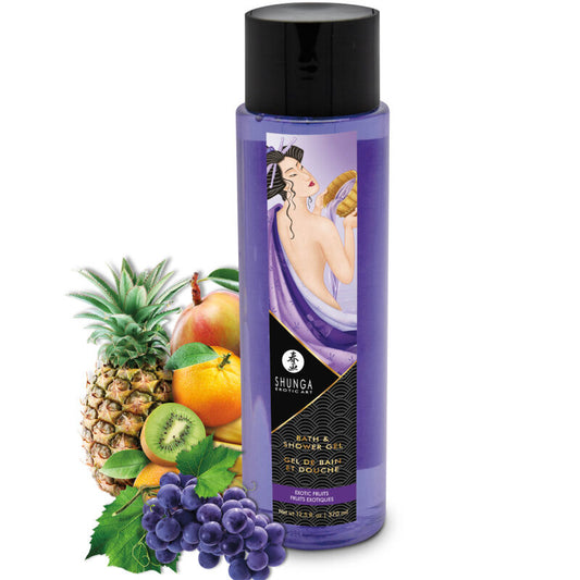 Shunga sensuale gel doccia e bagno alla menta