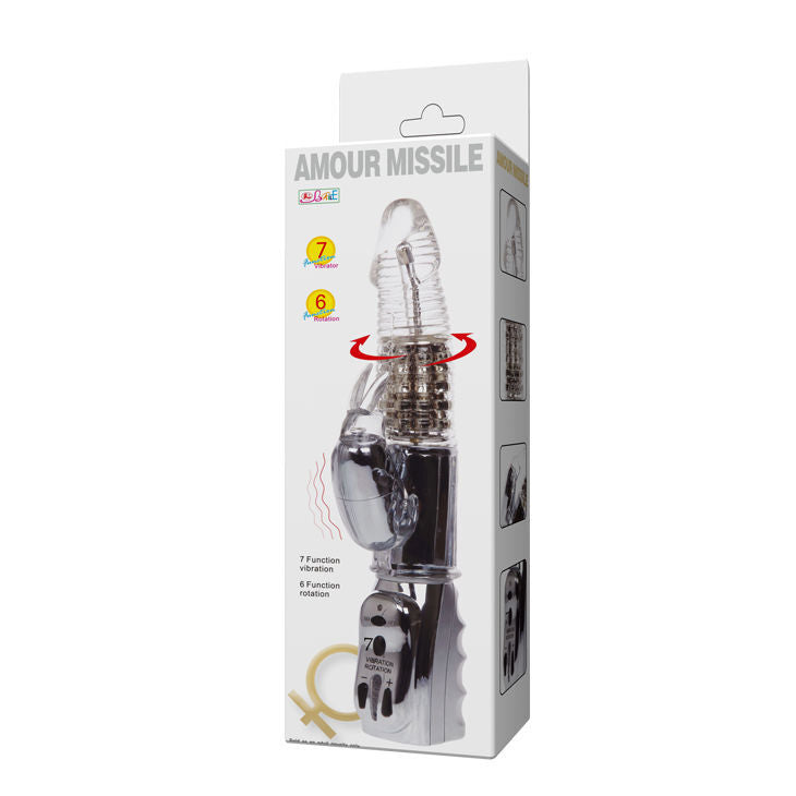 Baile Amour Missile Rotator transparent 26,5 cm stimuliert Klitoris Sexspielzeug Frauen