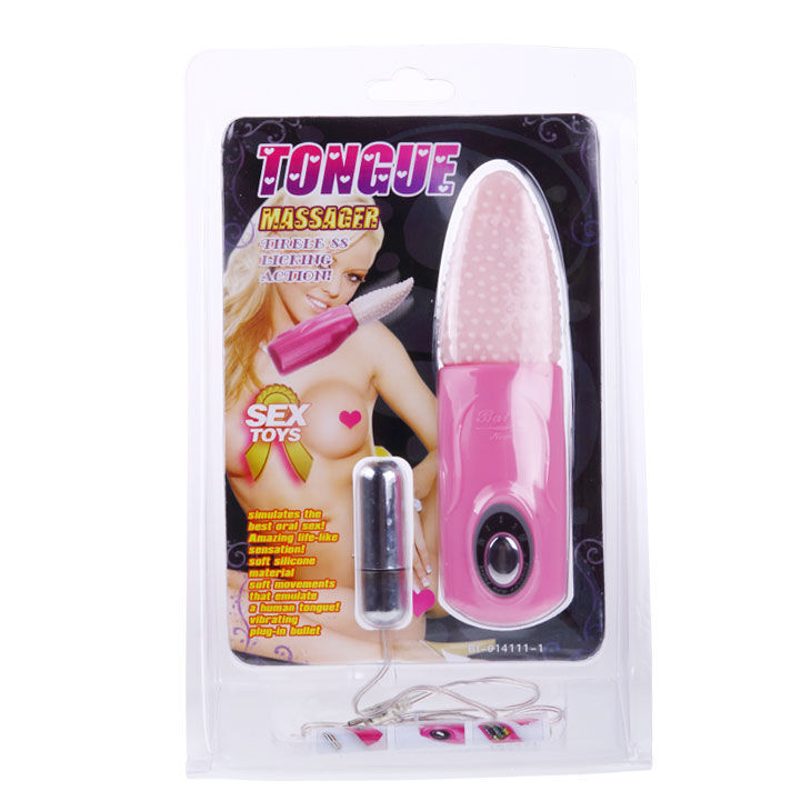 Massaggiatore per lingua Baile 3V sex toy morbido e flessibile da donna vibrante e stimolante