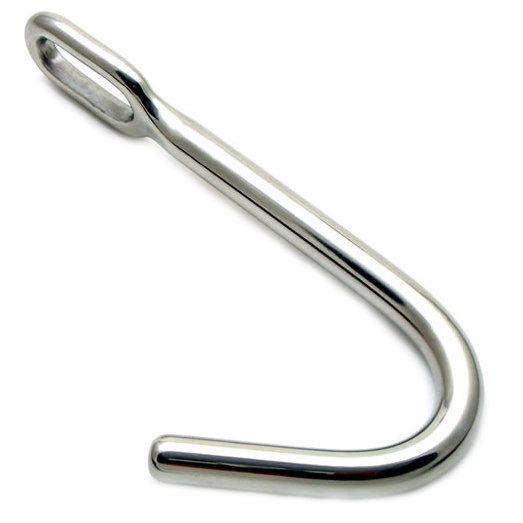 Metal hard gancho anal bondage sex toy steel anal hook women men