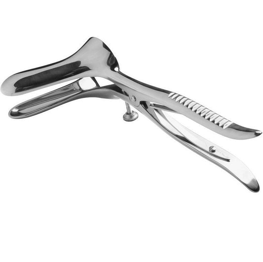 Metal hard double anal speculum sex toy  adjustable dilator stimulating