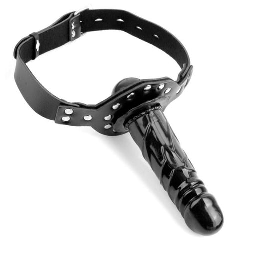 Fetish fantasy series deluxe ball bag with dildo black