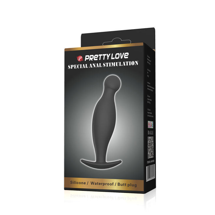 Anal dildo plug silicone prostate massager sex toy for women pretty love 11.7cm