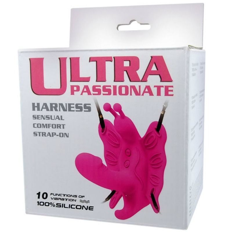 Vibrator panties wereable ultra passionate butterfly harness clit stimulator