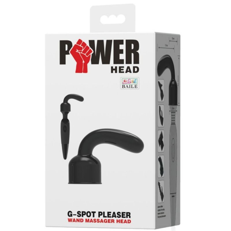 Power head g-spot pleaser wand massager head sex toy g-spot stimulation