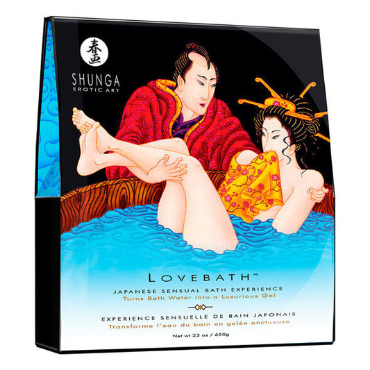 Shunga ama le tentazioni del bagno dell'oceano
