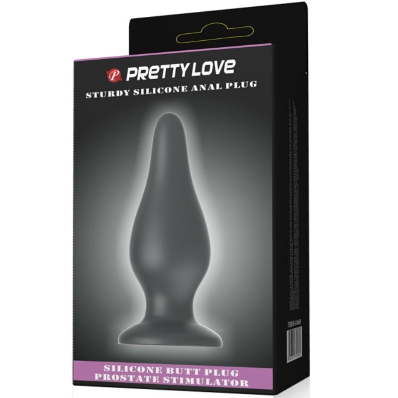 Silicone ergonomic anal plug pretty love bottom sex toys for couple 15.4cm