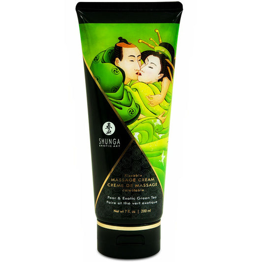 Crema da massaggio alla pera Shunga e tè verde 200ml