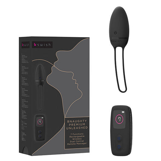 Wireless remote control bullet egg vibrator bnaughty premium unleashed b swish