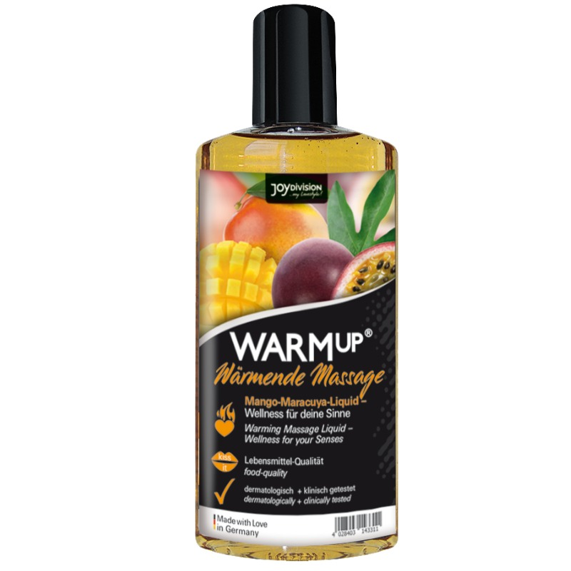 Aquaglide – Aufwärm-Massageöl mit grünem Apfel, 150 ml