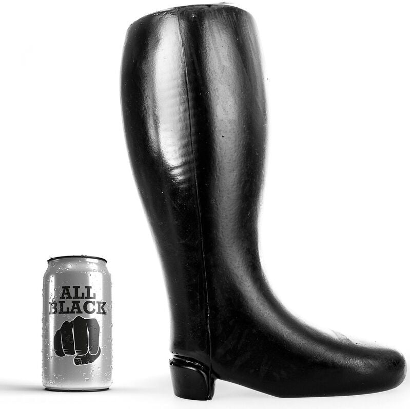 All black giant soft fisting boot huge anal plug for anus sex-expert 31cm