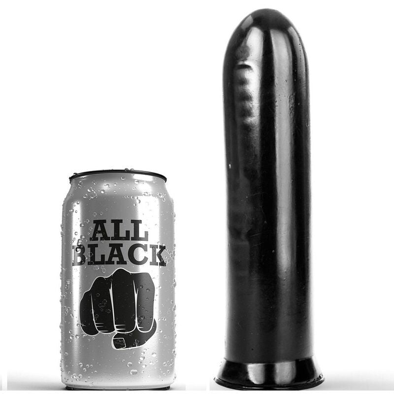 All black large anal plug big dildo sex toy butt expert couple female 19cm