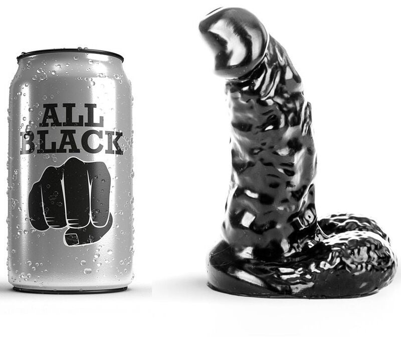 All black realistic dildo 13cm penis anal plug g-spot suction cup sex toys women men