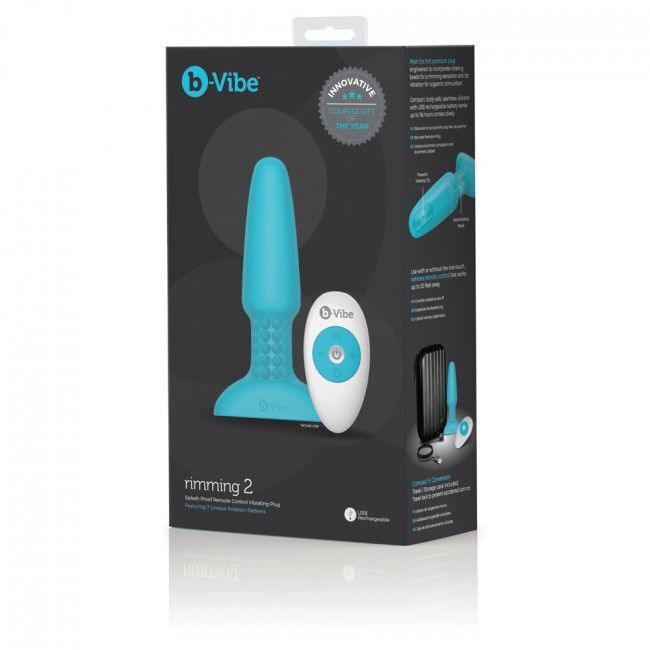 Sex toys anal women b-vibe rimming remote control anal plug 2 teal