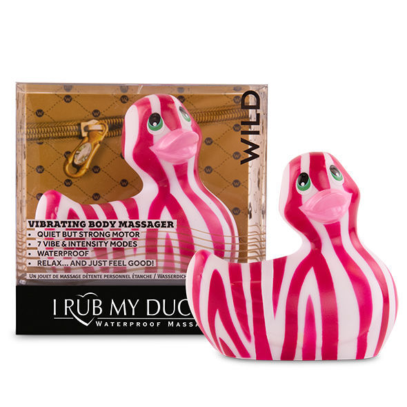 Vibrating massage duck wild tiger sex toy I rub my duckie 2.0 waterproof