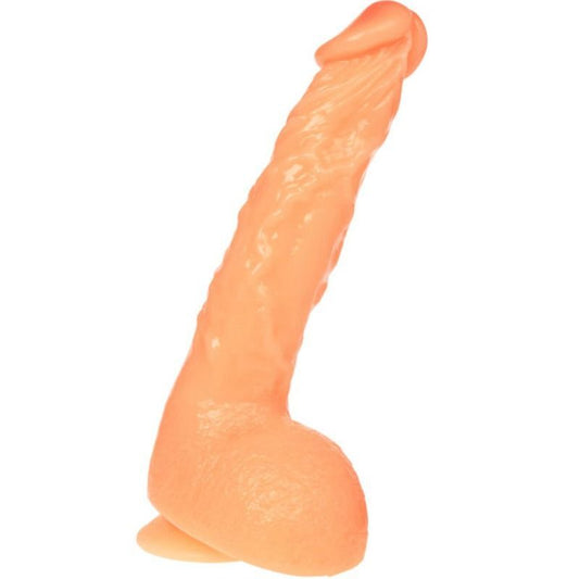 Baile realistischer Dildo mit Saugnapf, G-Punkt-Sexspielzeug, gebogen, geädert