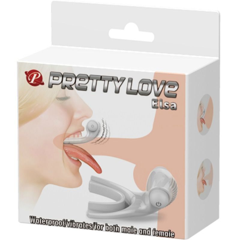 Oral stimulator pretty love elsa waterproof vibration sex toy for both male female