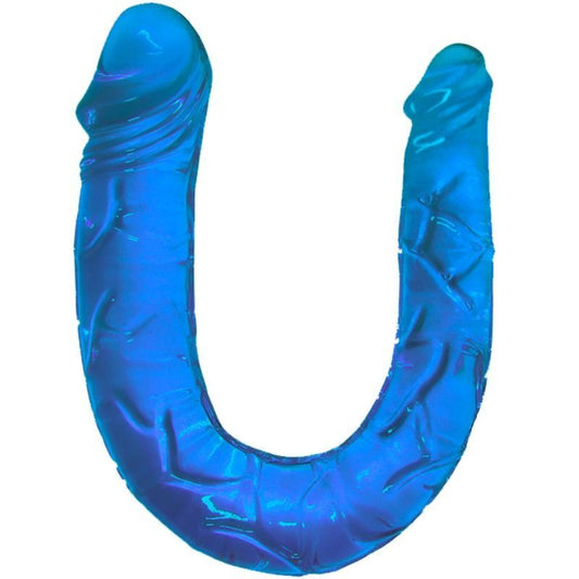 Baile Doppel-Dong-Dildo, doppelköpfig, blau