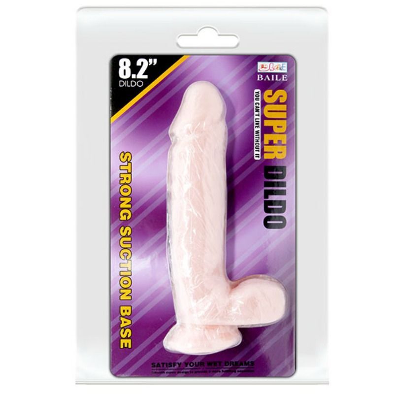 Baile Superdildo, natürliches, realistisches Sexspielzeug mit Saugnapf