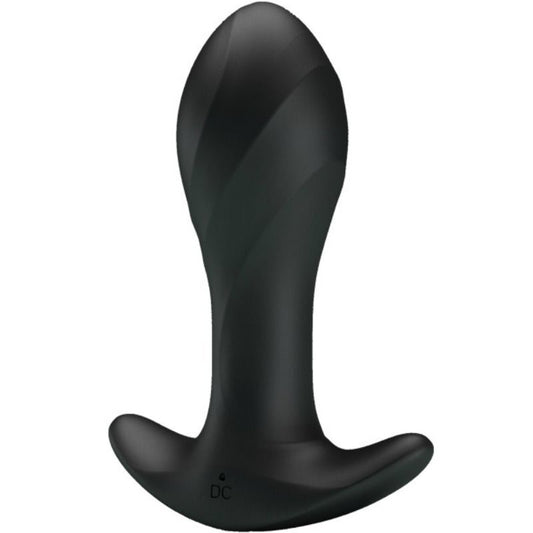 Anal stimulation vibration sex toy pretty love anal plug massager black unisex