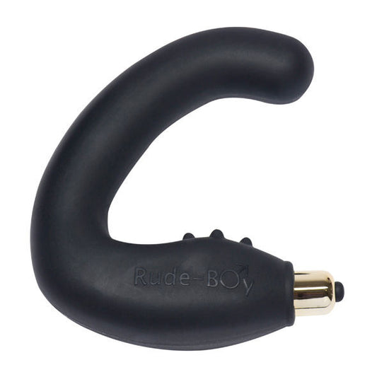 Rude-boy 7 speed vibrating prostatic massager black sex toy male