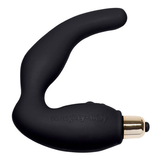 Anal plug prostate massager black naughty-boy 7 speed vibrating stimulator g-spot