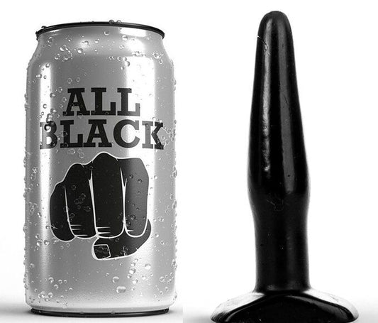 All black anal butt plug large dildo sex toys for anus women men couple 11cm