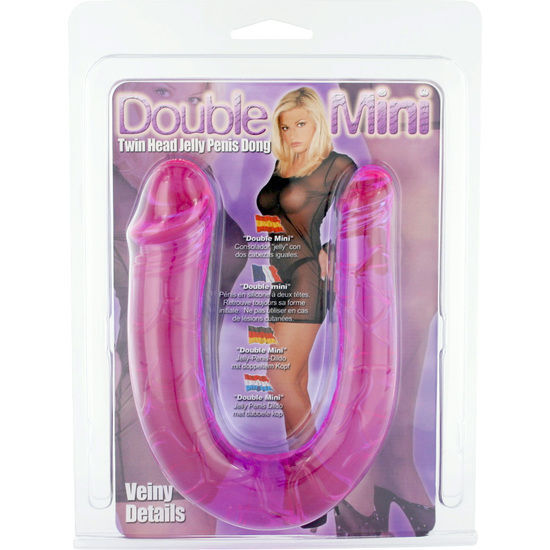 Penis von Sevencreations mit zwei flexiblen Gelköpfen