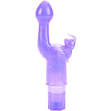 The original bunny kiss purple female sex toy waterproof vibrator flexible