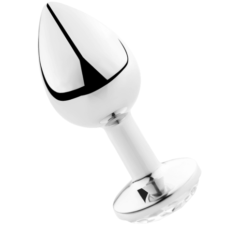 Secretplay anal plug size L transparent sex toy butt stimulator beginners