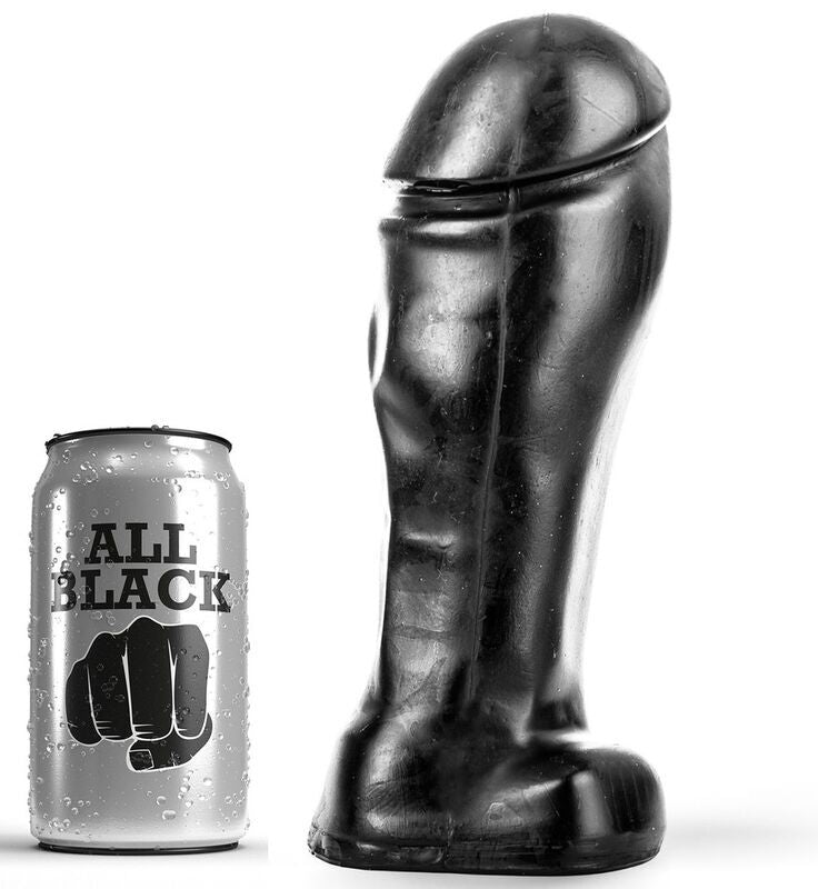 All black dong 22cm sex toys pleasure anal plug solid pull dildo for women men