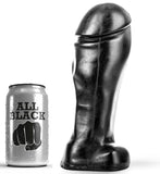 All black dong 22cm sex toys pleasure anal plug solid pull dildo for women men