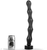 All black anal beads anal plug 41.5cm vaginal butt dildo huge sex toys couple