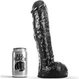 All black dong 29cm thick shaft veins dildo realistic sex toys