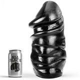All black anal penis plug large big women dildo male prostate sex toy 33cm