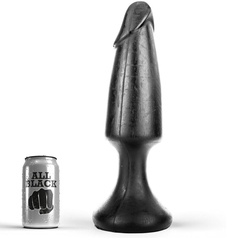 All blak plug anal 35cm penis shape silicone sex toy massager for beginners