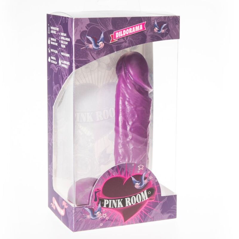 Pink Room Amadeo realistischer Dildo lila 15,5 cm